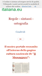 Mobile Screenshot of grammaticaitaliana.eu